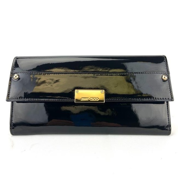 Jimmy Choo Handbags - Jimmy Choo Patent Leather Reese Clutch